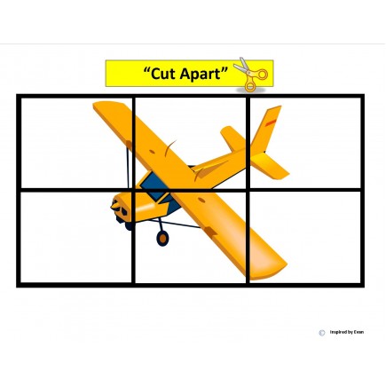 "Airplane" Simple Puzzles for Autism